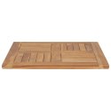 Blat stołu, lite drewno tekowe, 60x60x2,5 cm Lumarko!