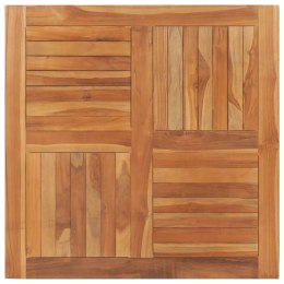 Blat stołu, lite drewno tekowe, kwadratowy, 90x90x2,5 cm Lumarko!