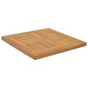 Kwadratowy blat do stolika, 40x40x2,5 cm, lite drewno tekowe Lumarko!