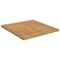 Kwadratowy blat do stolika, 50x50x2,5 cm, lite drewno tekowe Lumarko!