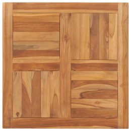 Blat stołu, lite drewno tekowe, 70x70x2,5 cm Lumarko!