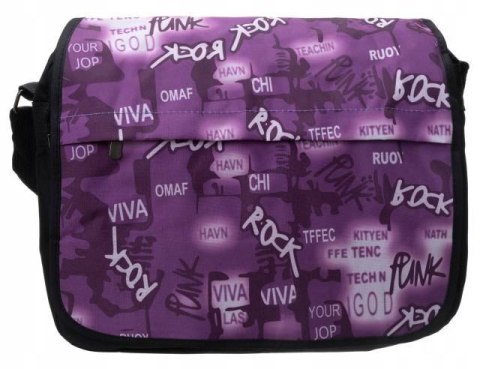 Młodzieżowa torba z poliestru z szerokim, regulowanym paskiem — Loren Lumarko!