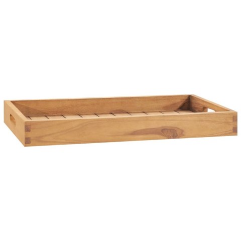 Taca, 60x35 cm, lite drewno tekowe Lumarko!