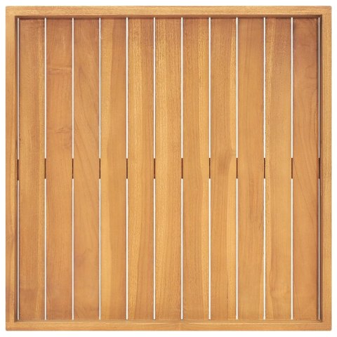 Taca, 60x60 cm, lite drewno tekowe Lumarko!