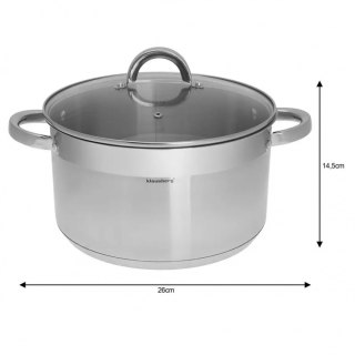  Garnek Z Pokrywą 26cm Klausberg Kb-7127 7,5l Lumarko!