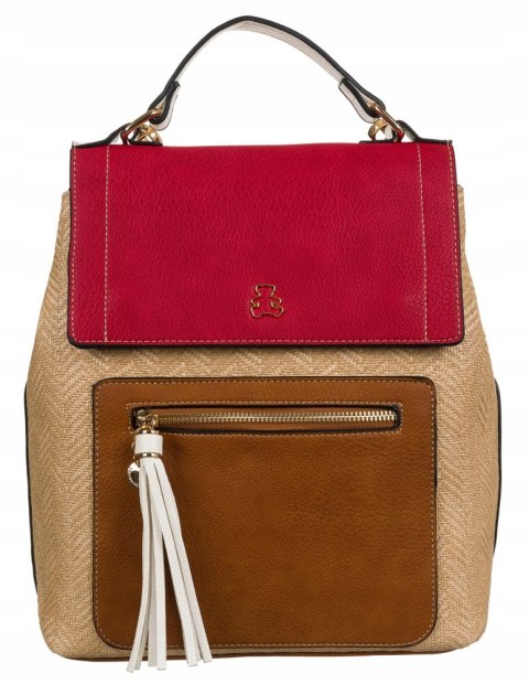 Elegancki plecak damski ze skóry ekologicznej — LuluCastagnette Lumarko!