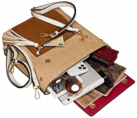 Elegancki plecak damski ze skóry ekologicznej — LuluCastagnette Lumarko!