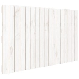 Wezgłowie łóżka, białe, 108x3x60 cm, lite drewno sosnowe Lumarko!