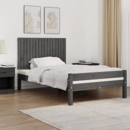 Wezgłowie łóżka, szare, 108x3x60 cm, lite drewno sosnowe Lumarko!