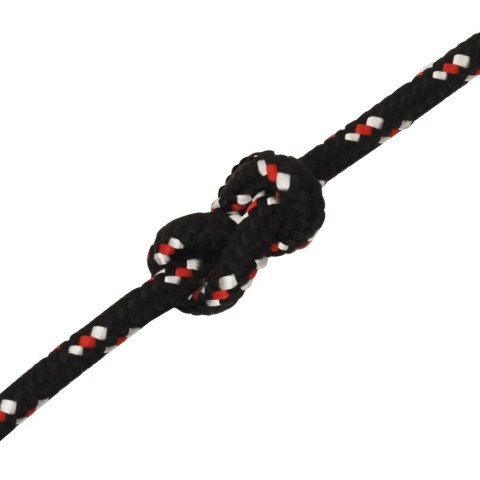 Linka żeglarska, czarna, 14 mm, 25 m, polipropylen Lumarko!