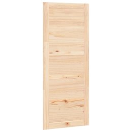 Drzwi przesuwne, 80x1,8x204,5 cm, lite drewno sosnowe Lumarko!