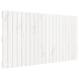 Wezgłowie łóżka, białe, 127,5x3x60 cm, lite drewno sosnowe Lumarko!