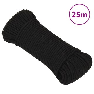 Linka robocza, czarna, 5 mm, 25 m, poliester Lumarko!