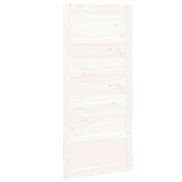 Drzwi przesuwne, białe, 90x1,8x204,5 cm, lite drewno sosnowe Lumarko!