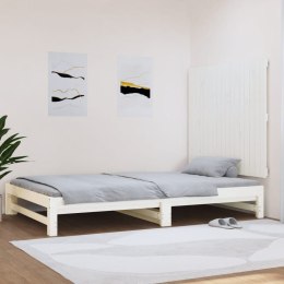 Wezgłowie łóżka, białe, 108x3x90 cm, lite drewno sosnowe Lumarko!
