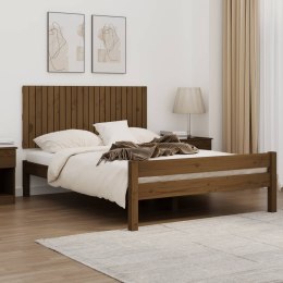 Wezgłowie łóżka, miodowy brąz, 140x3x60 cm, lite drewno sosnowe Lumarko!