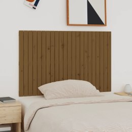 Wezgłowie łóżka, miodowy brąz, 140x3x90 cm, lite drewno sosnowe Lumarko!