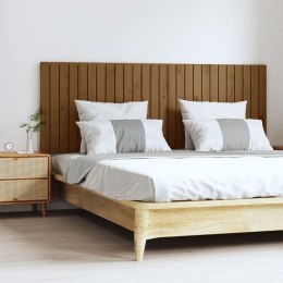 Wezgłowie łóżka, miodowy brąz, 166x3x60 cm, lite drewno sosnowe Lumarko!