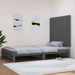 Wezgłowie łóżka, szare, 108x3x90 cm, lite drewno sosnowe Lumarko!