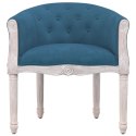 Krzesło stołowe, niebieskie, obite aksamitem Lumarko!