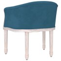 Krzesło stołowe, niebieskie, obite aksamitem Lumarko!