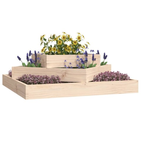 Donica, 83x83x27 cm, lite drewno sosnowe Lumarko!