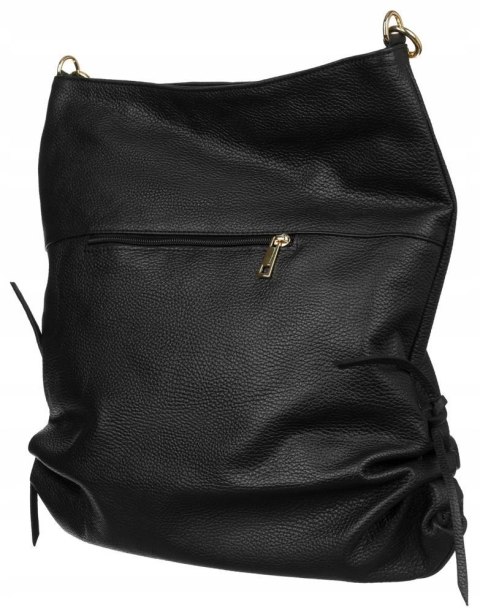 Shopperka w typie worka ze skóry naturalnej — Peterson Lumarko!