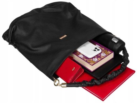 Shopperka w typie worka ze skóry naturalnej — Peterson Lumarko!