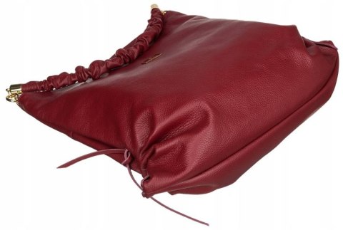 Shopperka w typie worka ze skóry naturalnej Lumarko!