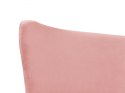 Łóżko welurowe 160 x 200 cm różowe CHALEIX Lumarko!