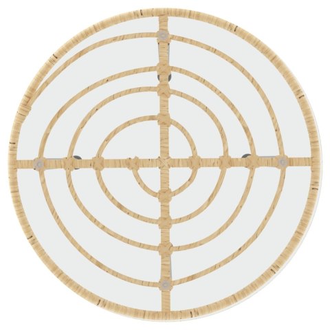 5-częściowy zestaw mebli ogrodowych, polirattan Lumarko!