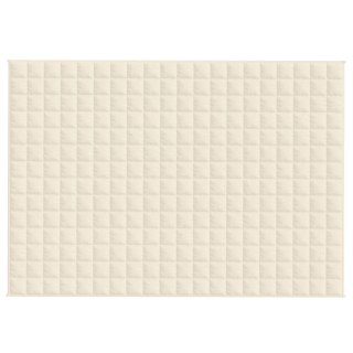 Koc obciążeniowy, kremowy, 138x200 cm, 6 kg, tkanina Lumarko!