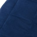Koc obciążeniowy, niebieski, 120x180 cm, 5 kg, tkanina Lumarko!