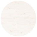 Stolik kawowy, biały, Ø 55x45 cm, lite drewno sosnowe Lumarko!