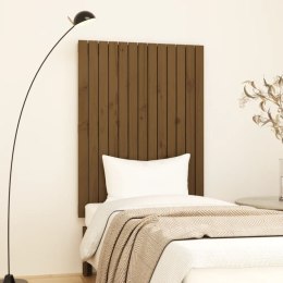 Wezgłowie łóżka, miodowy brąz, 82,5x3x110 cm, drewno sosnowe Lumarko!