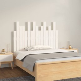 Wezgłowie łóżka, białe, 108x3x80 cm, lite drewno sosnowe Lumarko!