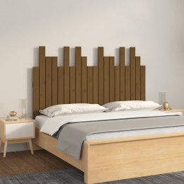 Wezgłowie łóżka, miodowy brąz, 127,5x3x80 cm, drewno sosnowe Lumarko!