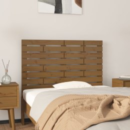 Wezgłowie łóżka, miodowy brąz, 81x3x63 cm, lite drewno sosnowe Lumarko!
