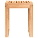 Stołek do łazienki, 40x30x46 cm, lite drewno orzechowe Lumarko!