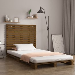 Wezgłowie łóżka, miodowy brąz, 141x3x91,5 cm, drewno sosnowe Lumarko!