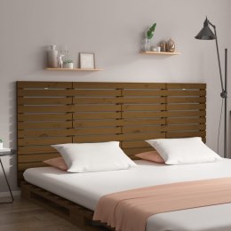 Wezgłowie łóżka, miodowy brąz, 166x3x91,5 cm, drewno sosnowe Lumarko!