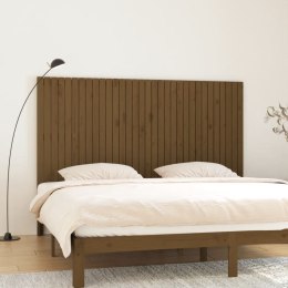 Wezgłowie łóżka, miodowy brąz, 204x3x110 cm, drewno sosnowe Lumarko!