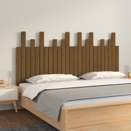 Wezgłowie łóżka, miodowy brąz, 159,5x3x80 cm, drewno sosnowe Lumarko!