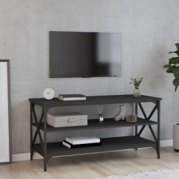 Szafka pod TV, czarna, 100x40x50 cm, materiał drewnopochodny Lumarko!