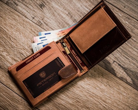 Skórzany dwukolorowy portfel męski Lumarko!