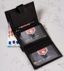 Skórzany portfel na karty z systemem RFID Protect Lumarko!