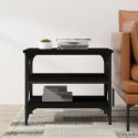 Stolik boczny, czarny, 55x38x45 cm, materiał drewnopochodny Lumarko!