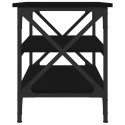 Stolik boczny, czarny, 55x38x45 cm, materiał drewnopochodny Lumarko!