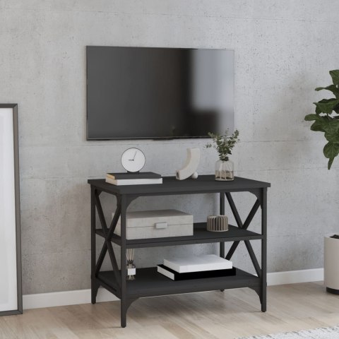 Szafka pod TV, czarna, 60x40x50 cm, materiał drewnopochodny Lumarko!