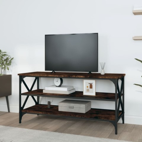 Szafka pod telewizor, przydymiony dąb, 100x40x50 cm Lumarko!